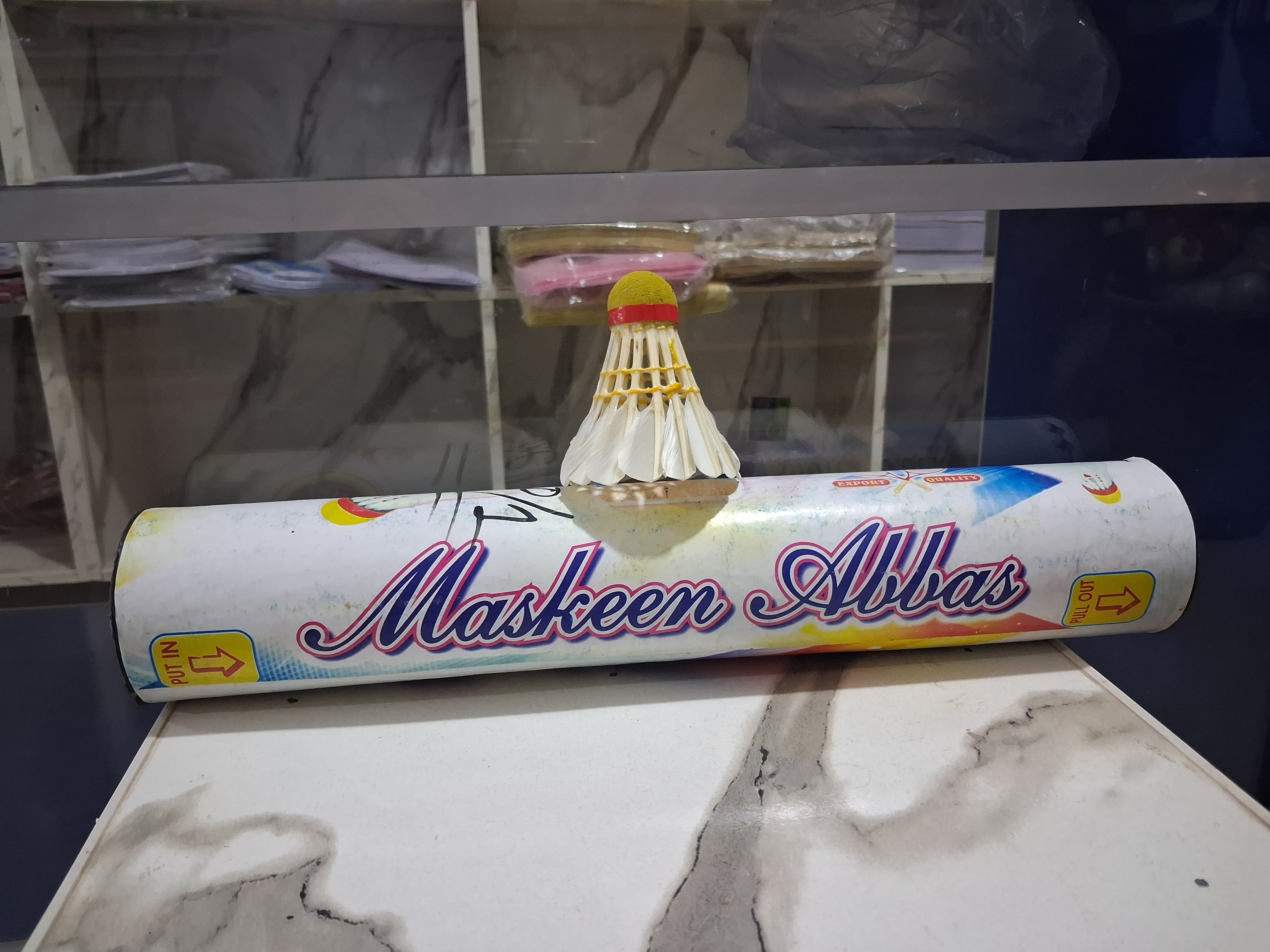 Maskeen Abbas Badminton Shuttle Cock