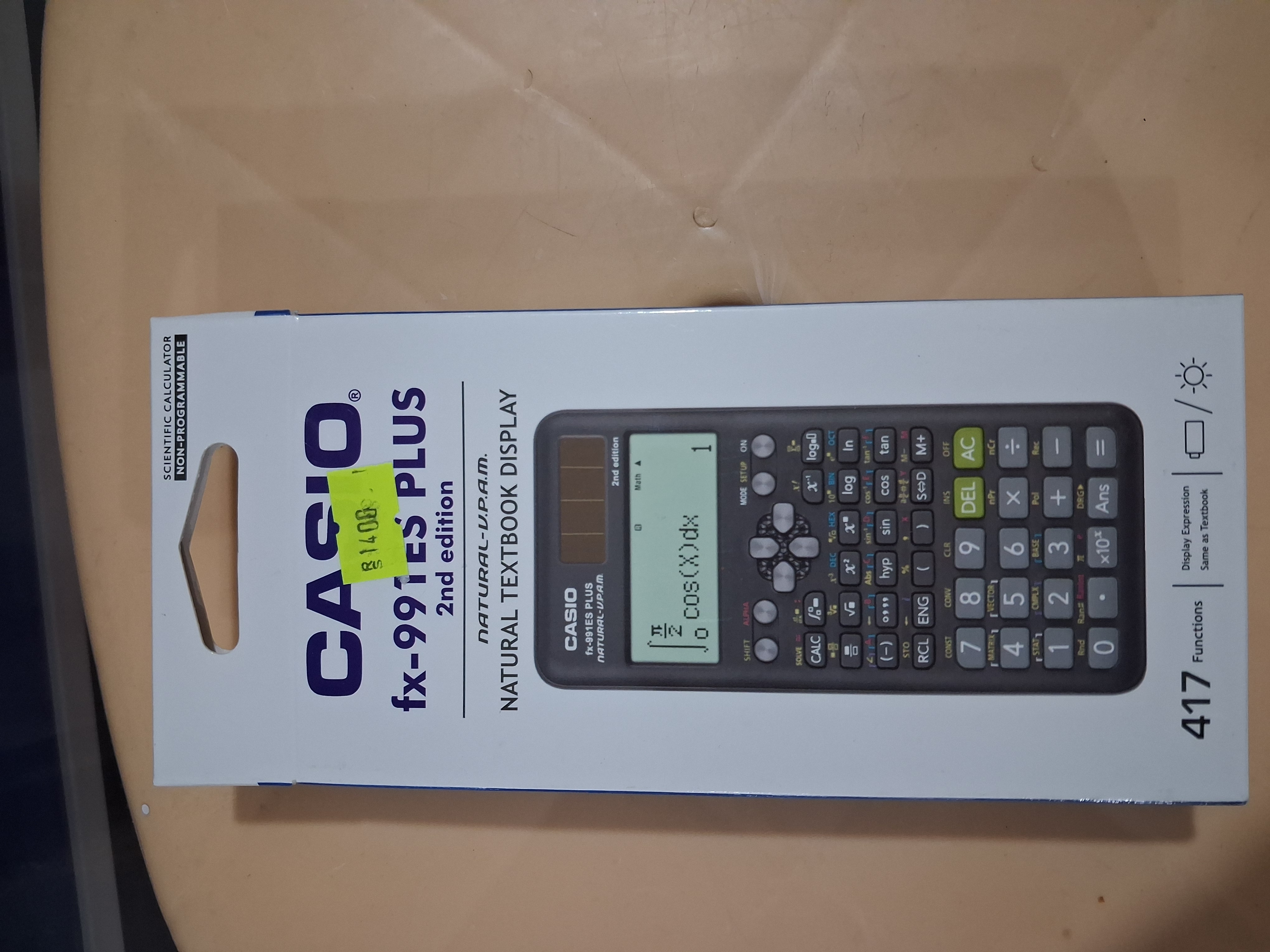 Casio Calculator fx-991ES Plus (417 Functions)