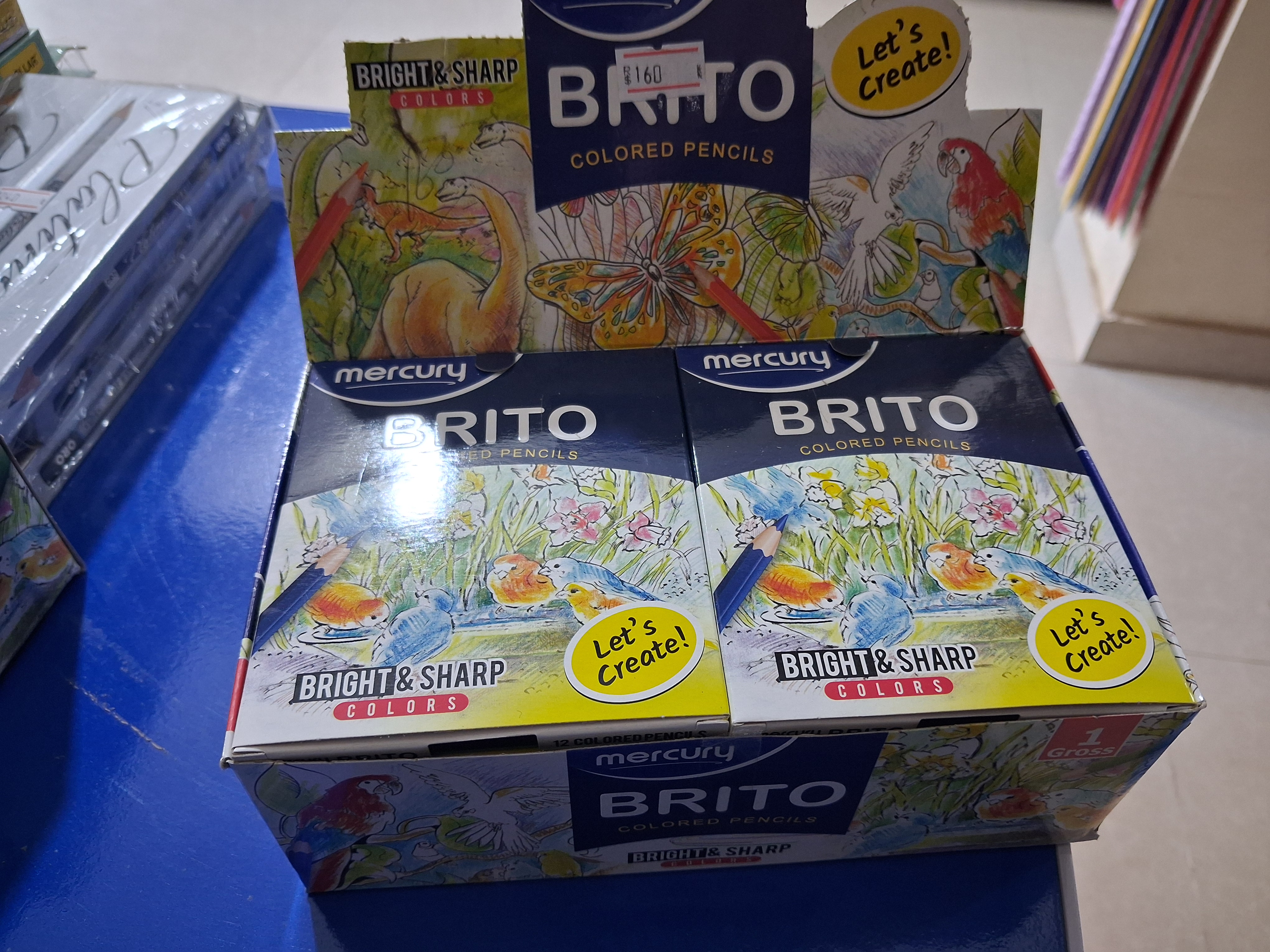 Mercury Brito Color Pencil 12C Half Gatta - #2550