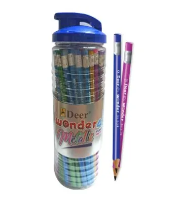 Deer Wonder Metalic Eraser Pencil - (1 Pc)