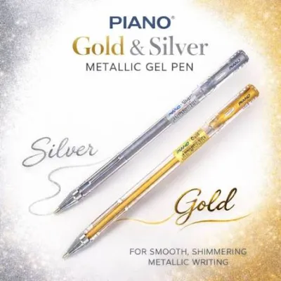 Piano GEL Silver 10Pcs