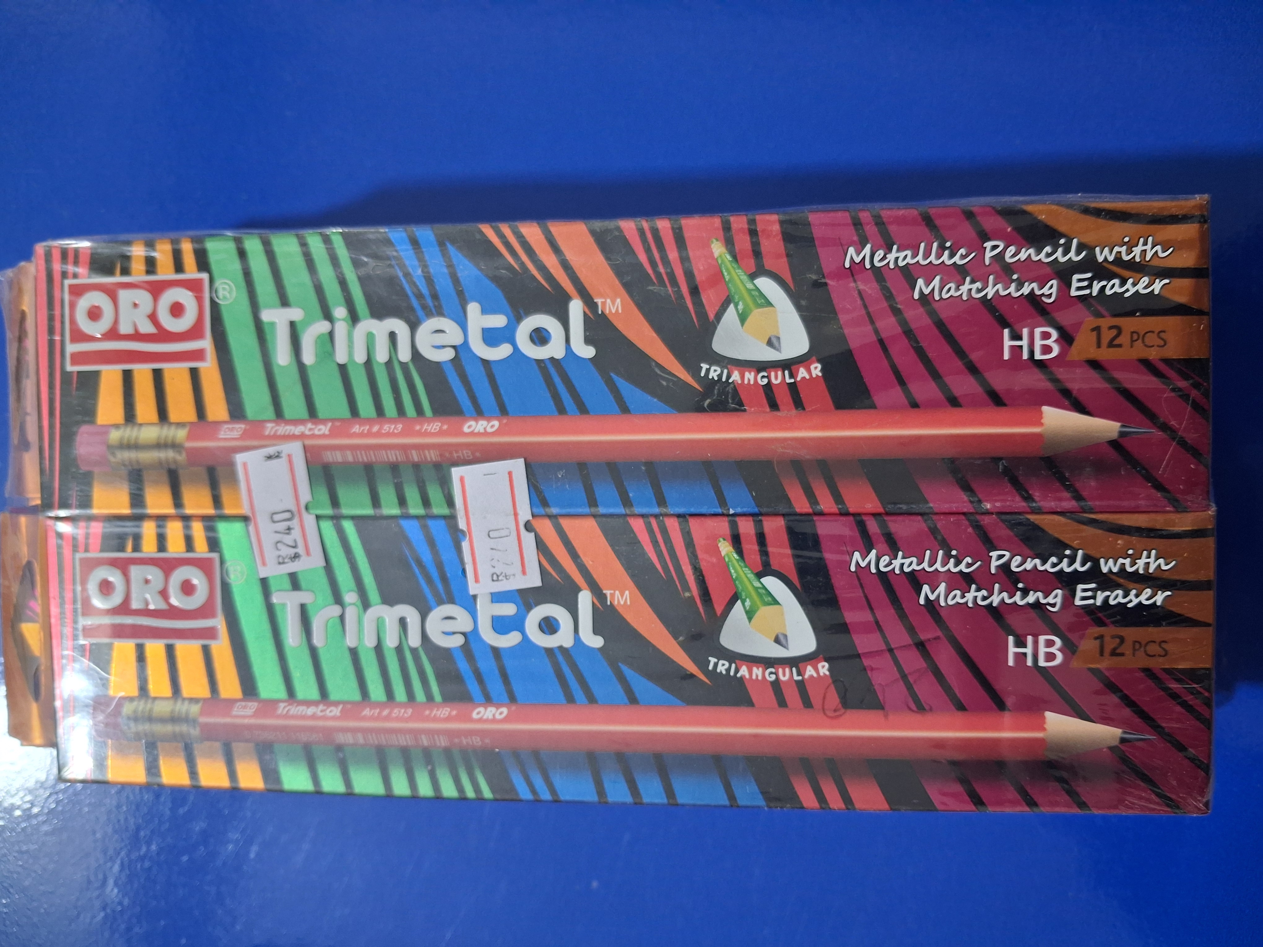 Oro Pencil Rubber Trimetal No-513 (Packet)